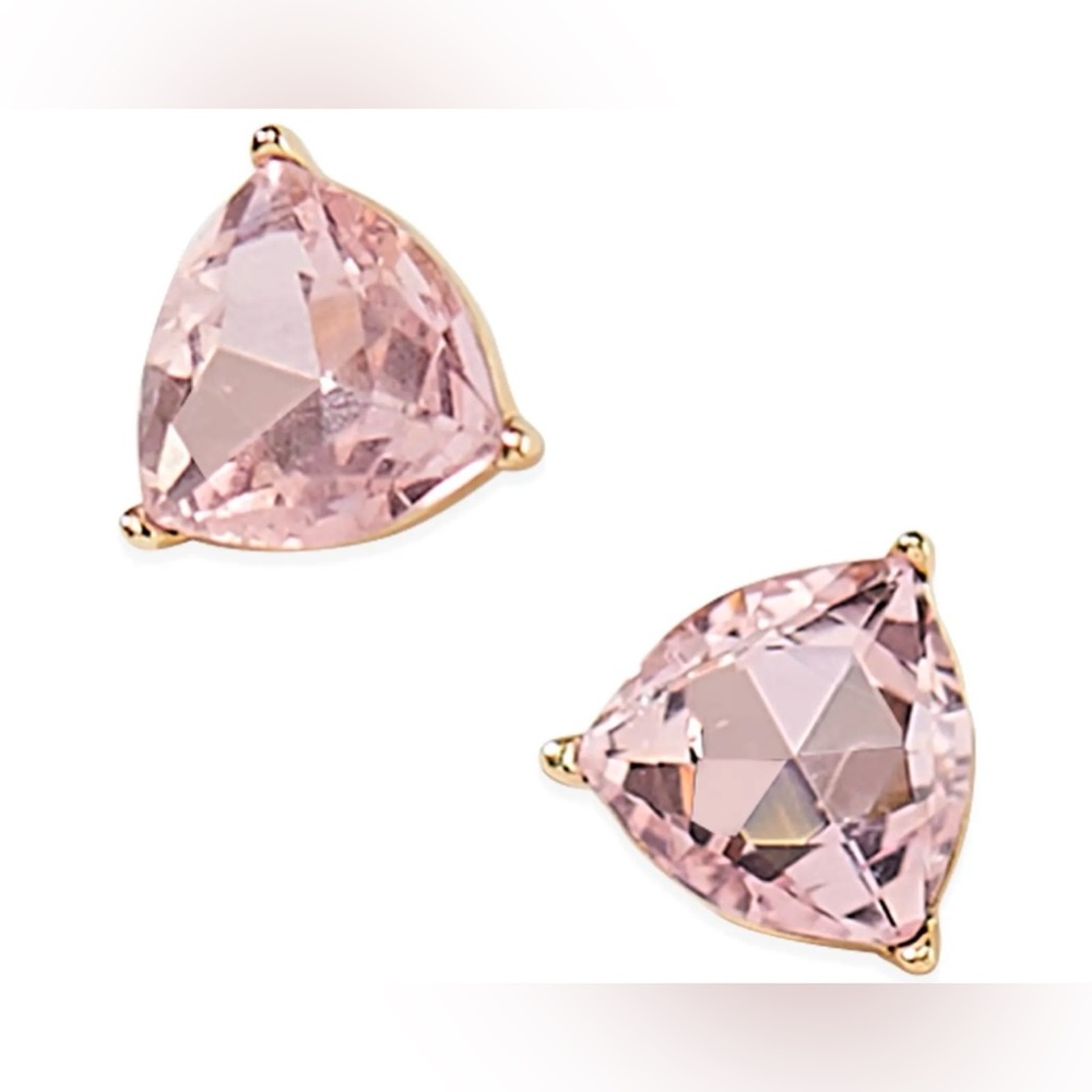 Park Lane "BONNET EARRINGS" Pink Trillion Cut Crystals(P01446)